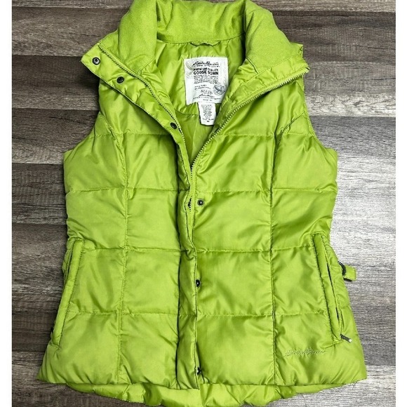 Eddie Bauer Goose Down Puffer Vest‎ Lightweight Quilted Outdoor XS - Picture 1 of 9